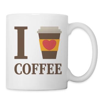 I love coffee - Mug - white - Right