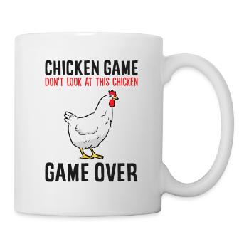 Funny Chicken Game Don't Look At This Chicken - Mug - white - Right