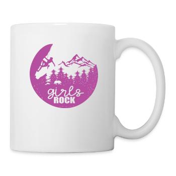 Escalade filles - Mug blanc - blanc - Droite