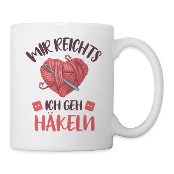 Häkeln - Tasse - Weiß - Rechts