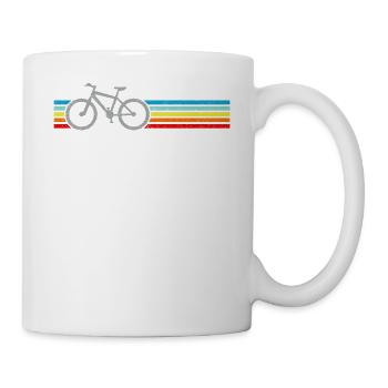 Retro Vintage Mountain Bike Bicycle Biking Cycle - Mug - white - Right