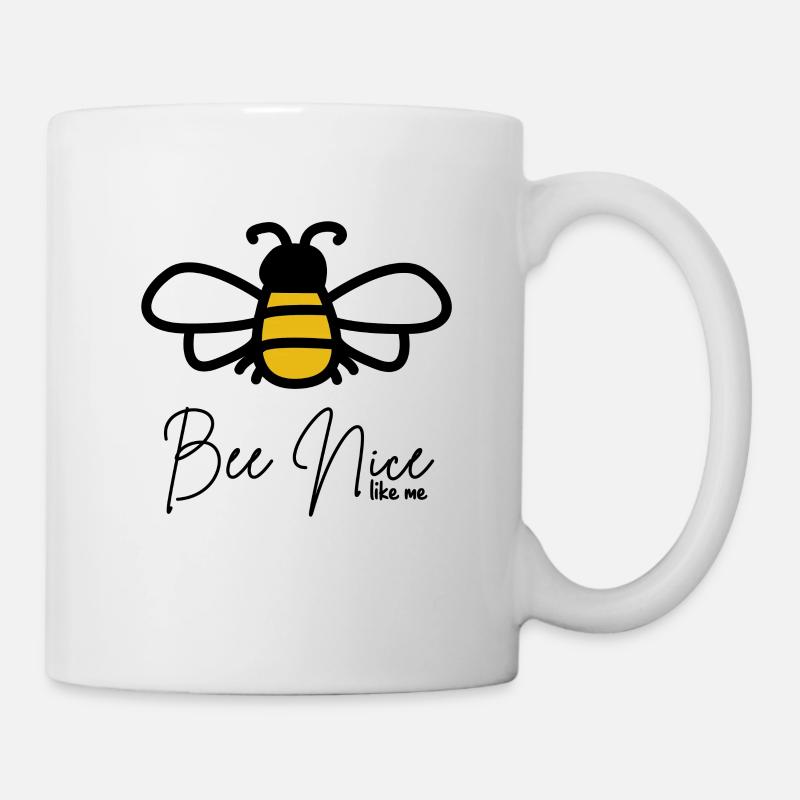 Biene - Tasse - Weiß
