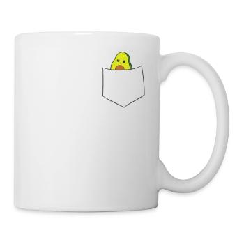 Avocado In The Pocket Vegan Food Avocado In Pocket - Mug - white - Right