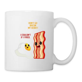 Love Bacon Egg Fried Bacon Lover Gift - Mug - white - Right