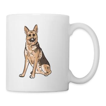 German Shepherd - Mug - white - Right