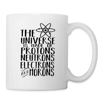 cadeau athée drôle de science - Mug blanc - blanc - Droite