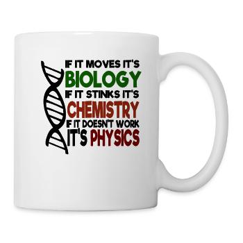 cadeau de science drôle de physicien - Mug blanc - blanc - Droite