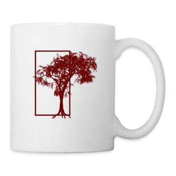 Baum - Tasse - Weiß - Rechts
