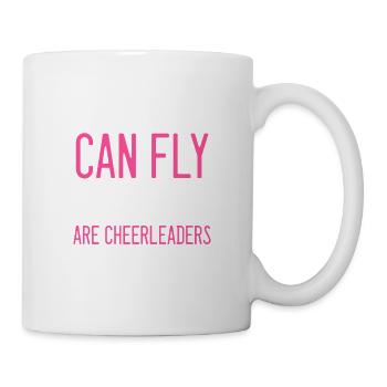 personnes Fly cheerleader cadeau de danseur - Mug blanc - blanc - Droite