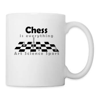 Les échecs sont l’art, la science et le sport - Mug blanc - blanc - Droite