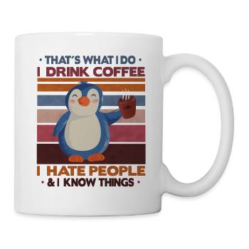 thats what i do penguin deko pingu - Mug - white - Right