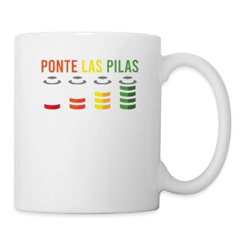 SPANISH HUMOR: Ponte Las Pilas - Tasse - Weiß - Rechts