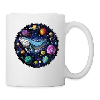 Psychedelischer Wal - Tasse - Weiß - Rechts