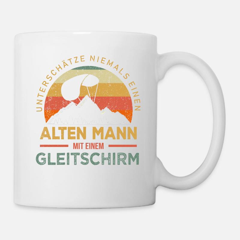 Gleitschirmfliegen Gleitschirmflieger Geschenk - Tasse - Weiß