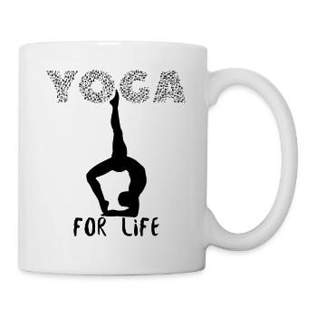 Yoga Yoga Funny Funny Yoga Yoga - Mug - white - Right