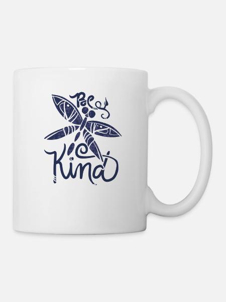 Sei freundlich - Tasse - Weiß