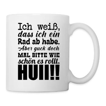 lustiger Spruch Witziges Geschenk Büro Bürohumor - Tasse - Weiß - Rechts