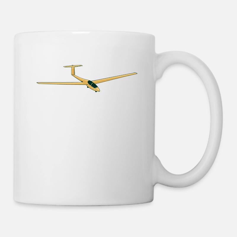 Glider pilot love nerd gift idea pilot - Mug - white