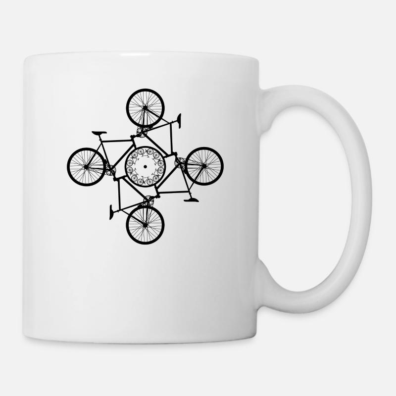 Vélo cycliste vortex vélo de course vtt cycliste - Mug blanc - blanc