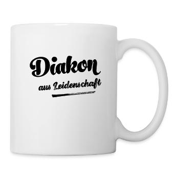 Diakon Diakonie Jesus Glaube Kirche Religion - Tasse - Weiß - Rechts