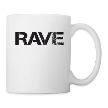 Cadeau de Raver Rave Raving Techno Music Party - Mug blanc - blanc - Droite