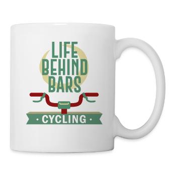 Life Behind Bars - Cycling - Mug - white - Right