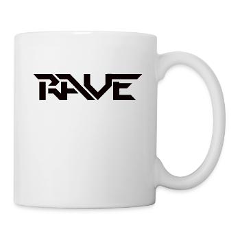 Cadeau de festival de musique techno rave raving - Mug blanc - blanc - Droite