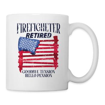 Pompiers pension retraités pompiers - Mug blanc - blanc - Droite