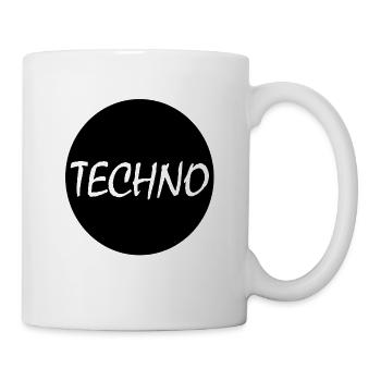 New Magic Techno Design Geschenk - Tasse - Weiß - Rechts
