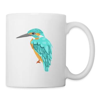 martin-pêcheur - Mug blanc - blanc - Droite