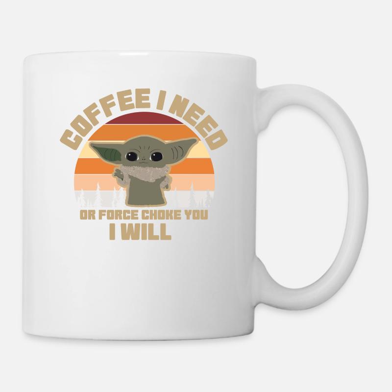 Coffee I need Lustiger Kaffee Spruch - Tasse - Weiß