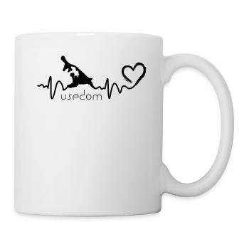 Usedom - heartbeat - Mug - white - Right