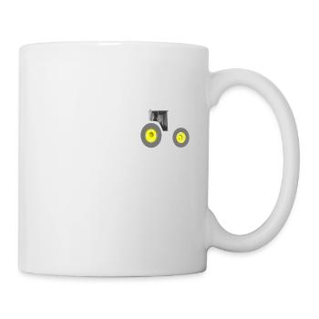 Landwirtschaft Landwirt Traktor Trecker Farm Bauer - Tasse - Weiß - Rechts