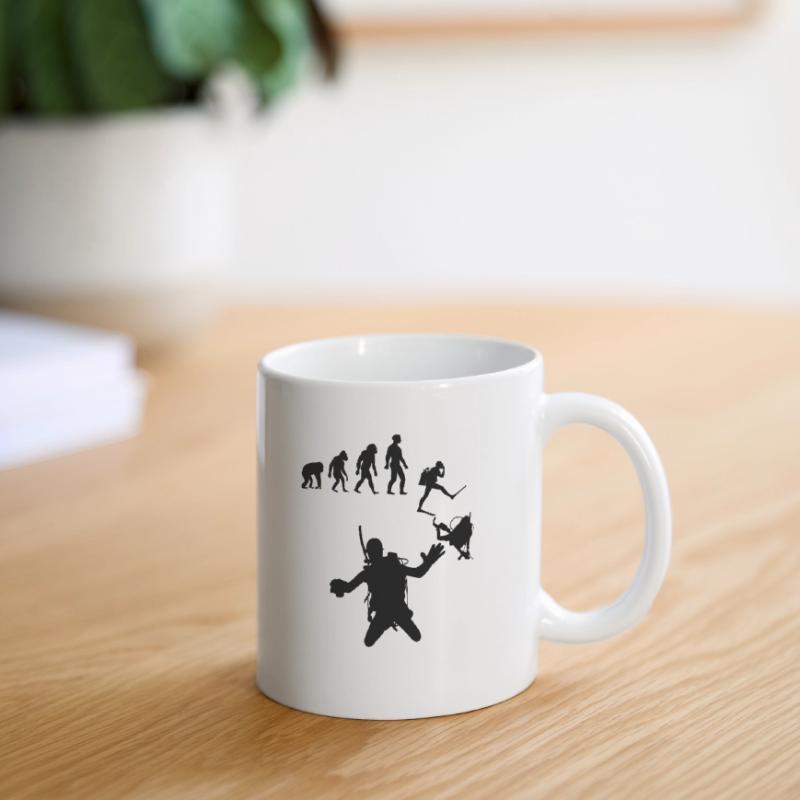 Evolution diver gift idea for scuba diving divers Mug