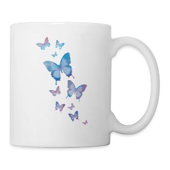 papillon papillon animal coloré couleur - Mug blanc - blanc - Droite