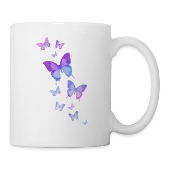 papillon papillon animal coloré couleur - Mug blanc - blanc - Droite