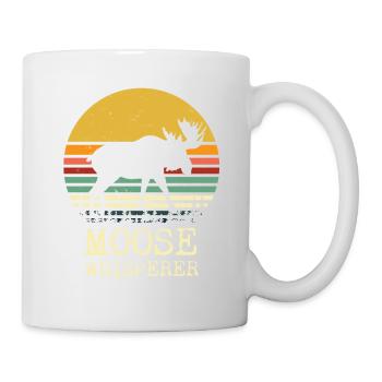 Chemise Moose Whisperer - Chemise Funny Moose Hunter - Mug blanc - blanc - Droite