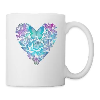 Butterfly Butterflies Butterfly children - Mug - white - Right