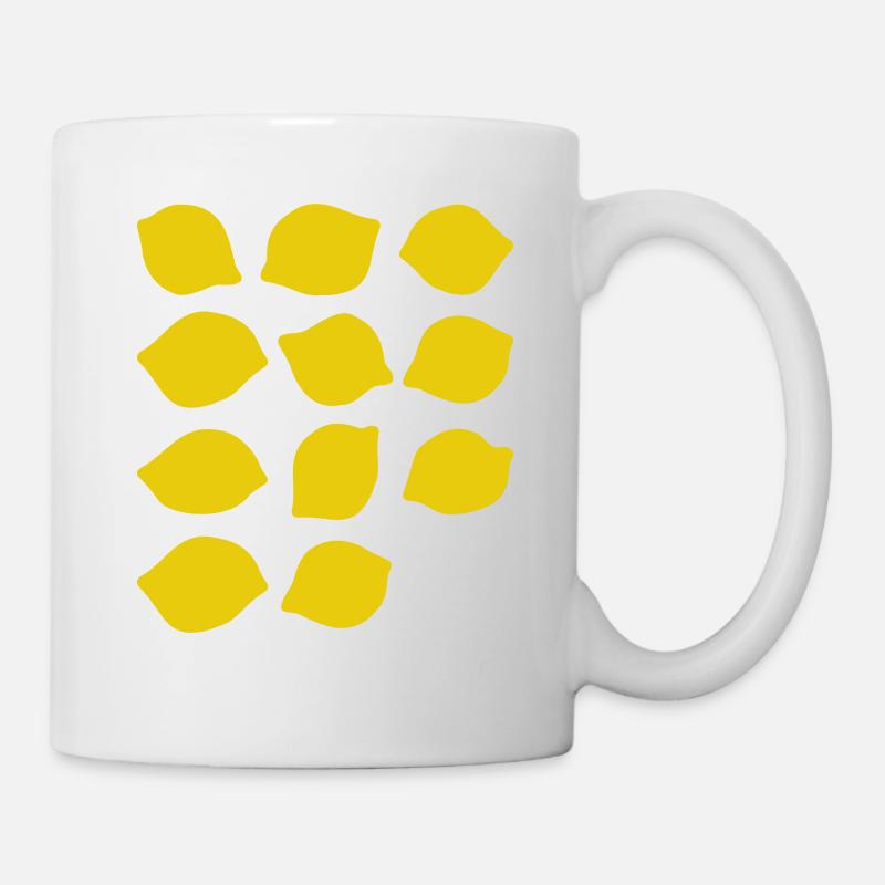 lemons Zitronen - Tasse - Weiß