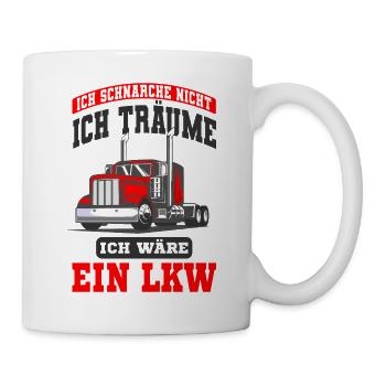 LKW - Tasse - Weiß - Rechts