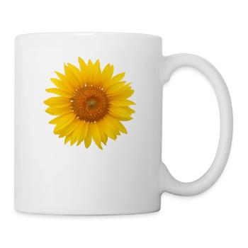 Sunflower - three-quarter art - Mug - white - Right
