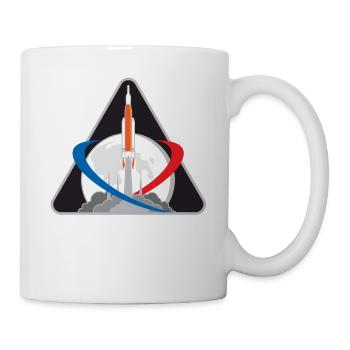 Mission d'exploration de la NASA Artemis Moon Space Rocket - Mug blanc - blanc - Droite