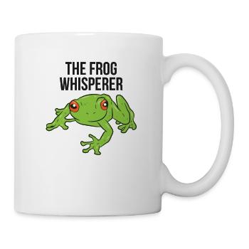 Murmure de grenouilles Drôle grenouille - Mug blanc - blanc - Droite