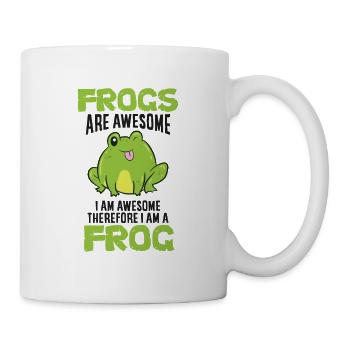 Frogs Are Awesome I'm Awesome Therefore I Am A - Mug - white - Right