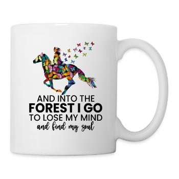 Best Horse Riding Design T-Shirt Premium Gift - Mug - white - Right