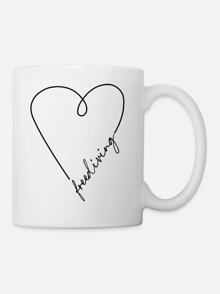 Ich liebe Apnoetauchen - I love freediving - Tasse - Weiß
