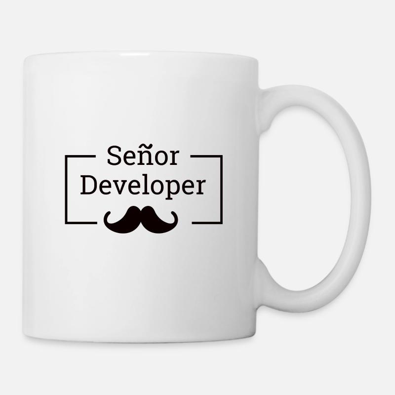 "Senor Developer, Senior Developer" |Programmierer - Tasse - Weiß