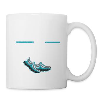 Marathonläufer Marathon Laufgruppe Läufer Geschenk - Tasse - Weiß - Rechts