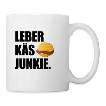 Leberkäsjunkie Bayerische Spezialität - Tasse - Weiß - Rechts