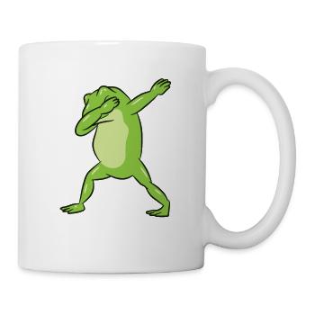 Cute Dabbing Frog Funny Frog Dab Funny Frog - Mug - white - Right